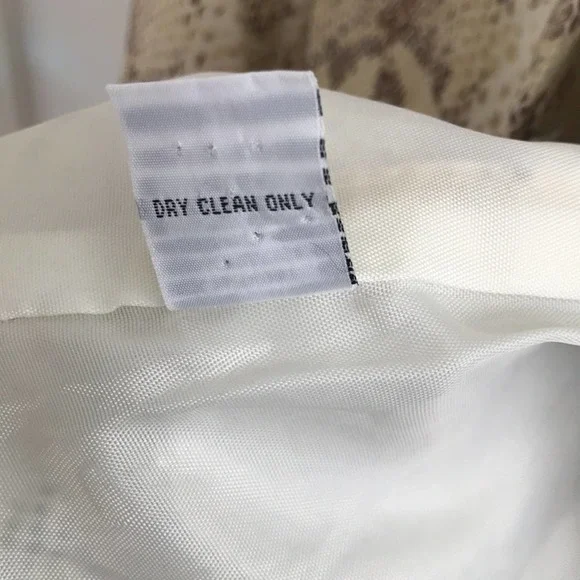 Neiman Marcus Python Print Blazer Cream/Tan Size Medium - Picture 10 of 11